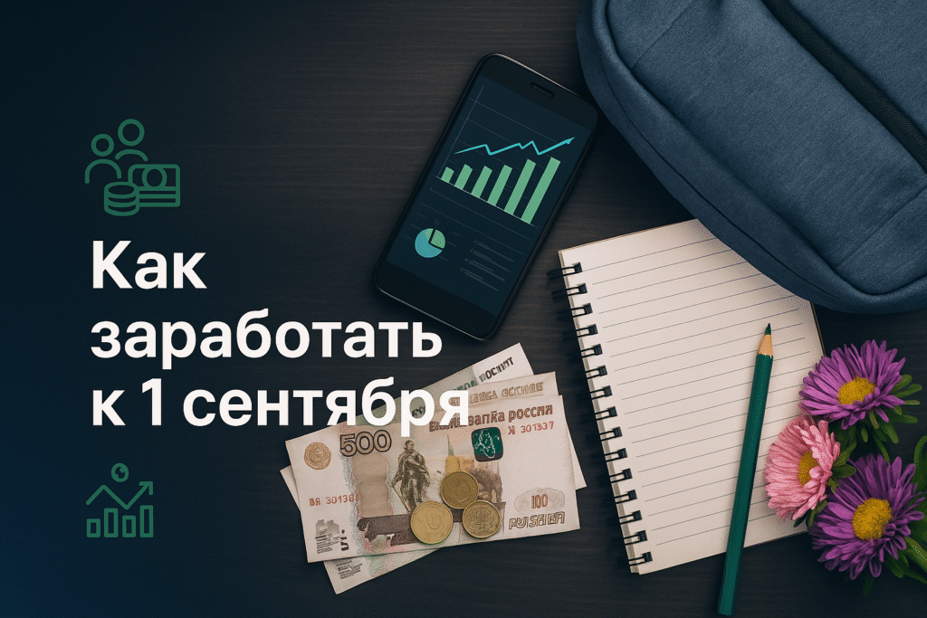 Как заработать к 1 сентября — свежие идеи Как заработать к 1 сентября — товары и услуги