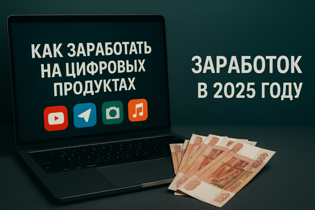 Создание и продажа цифровых продуктов — заработок в 2025